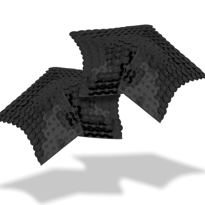 Cubrepezones de lentejuelas