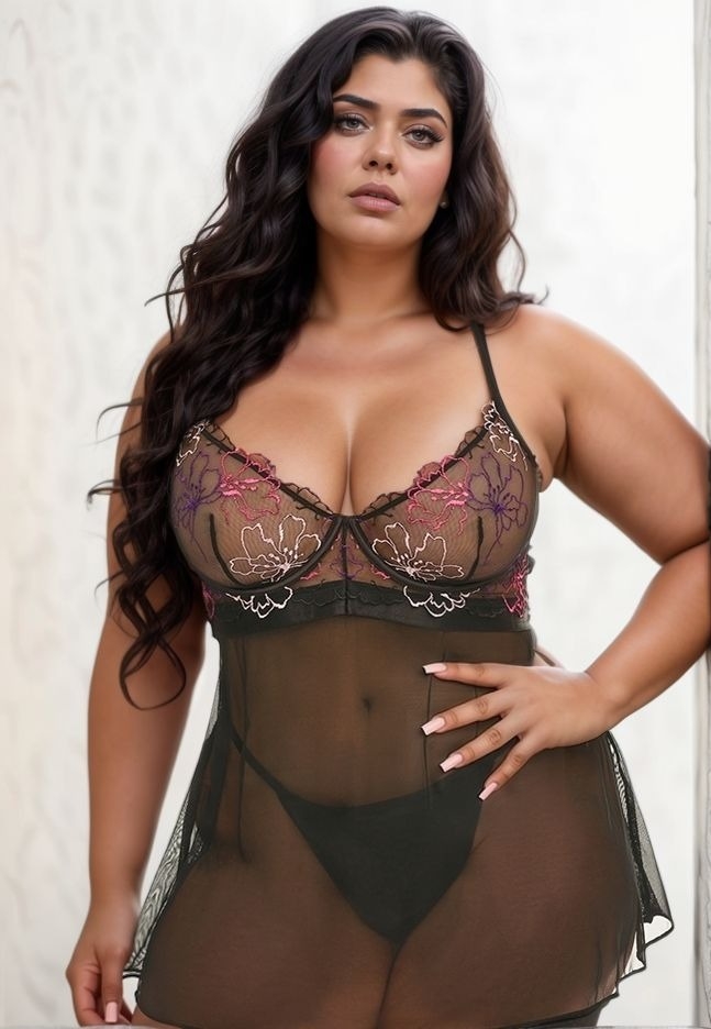 Leanna : Exclusive Lace Babydoll