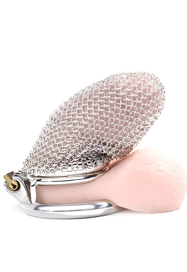 Cage de Chasteté Maille d'Acier - Confort Longue Durée Révolutionnaire 4 Tailles