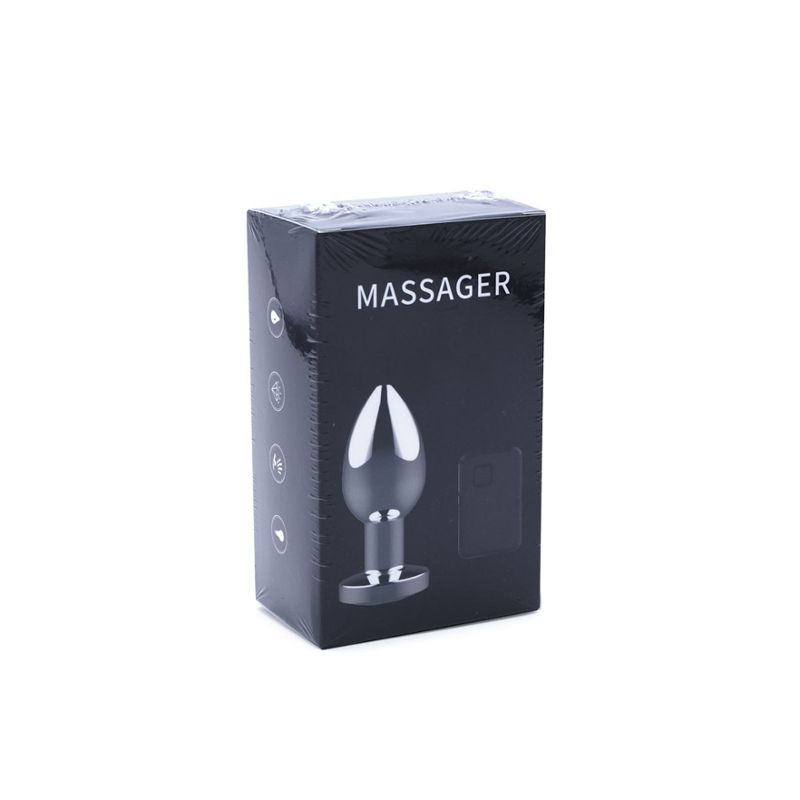 Steel Remote Control Vibrating Plug