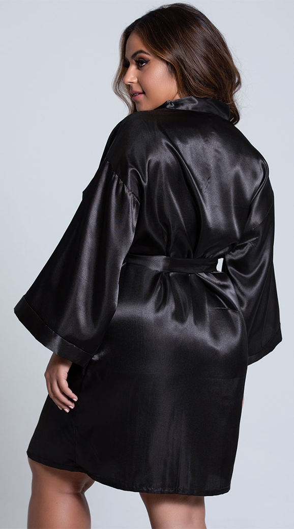Kimono Midnight Satin