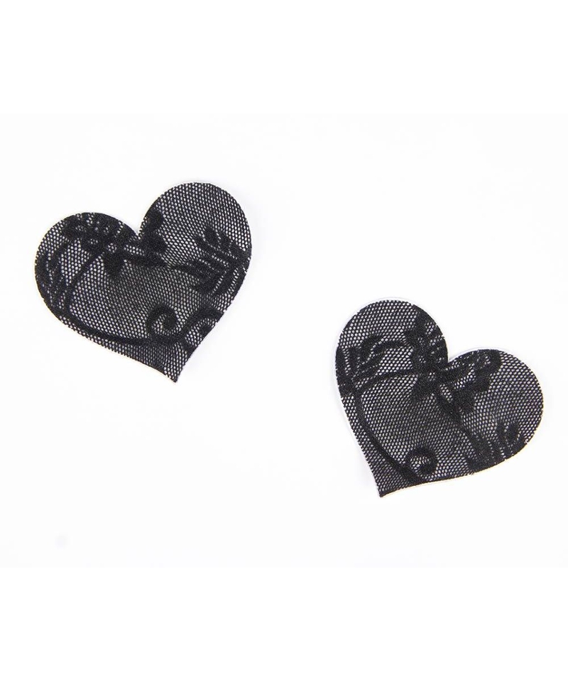 Gorros corazón de encaje