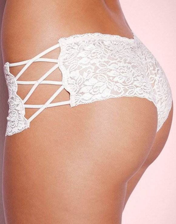 Criss Cross Slip weiß