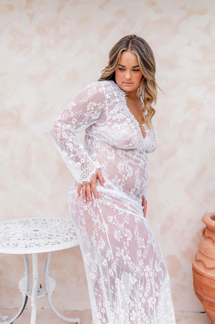 Camisa de noite comprida Sunélia