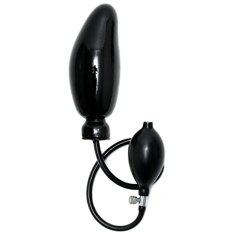 Dildo de látex insuflável