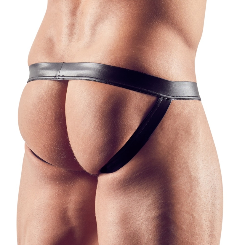Shiny Black Jockstrap - Support and Sensuality