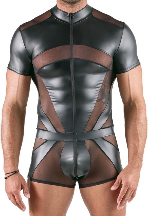 Traje corto con cremallera en 3 direcciones para hombre - Powernet mate y transparente