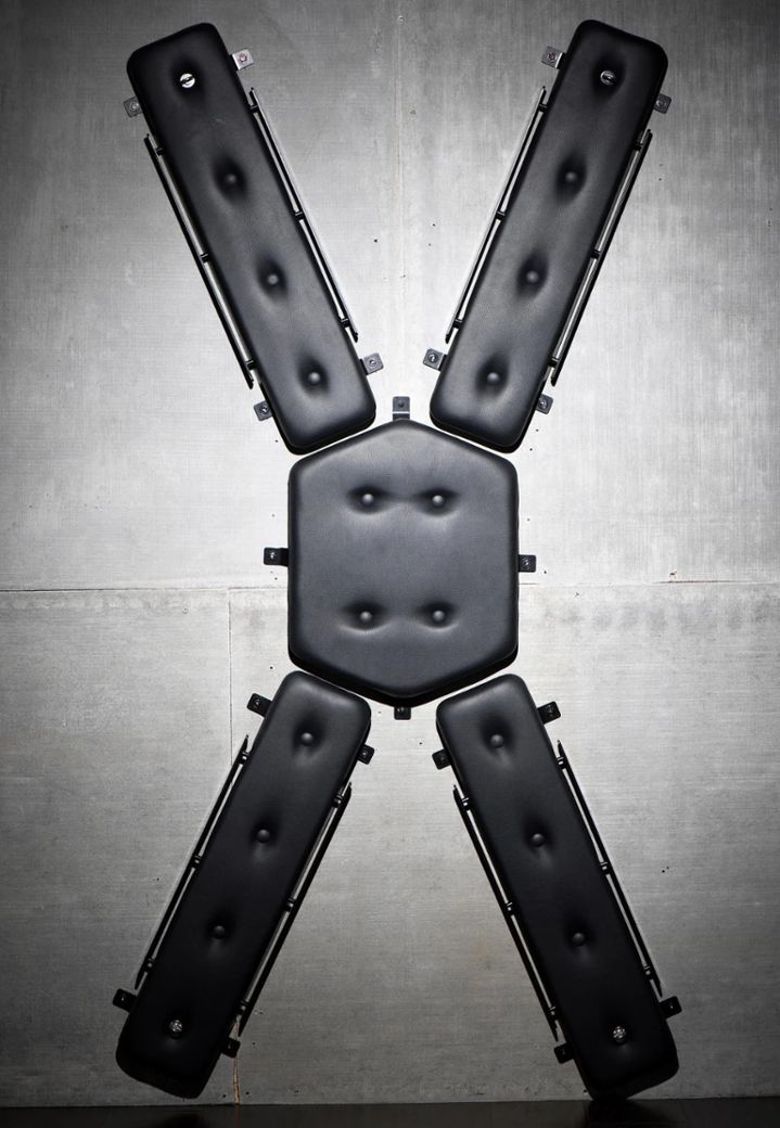 Sint-Andreaskruis muurschildering