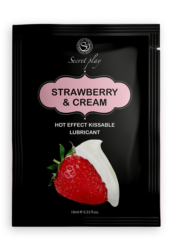 Strawberries & Cream Warming Lube & Massage Oil – 10 ml