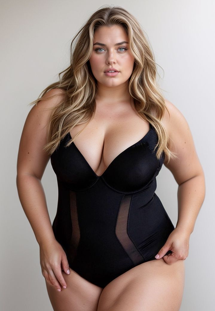 Κορμάκι Σμίλευσης με Μπανέλες - Εφέ Επίπεδης Κοιλιάς