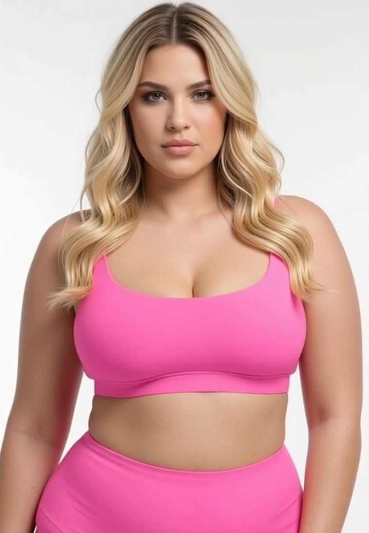 Pink bra: invisible, soft, ultra clean