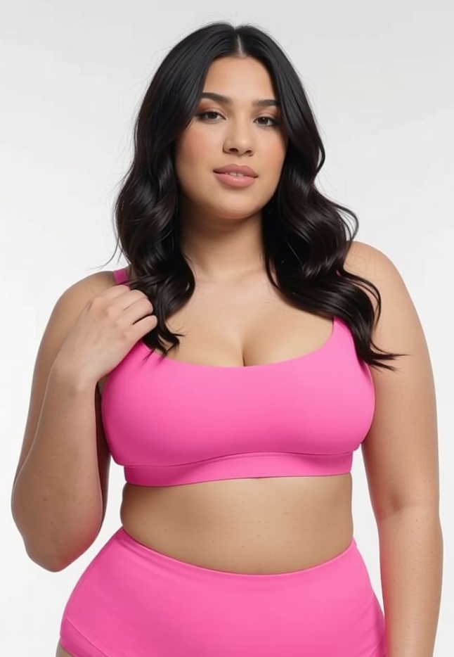 Pink bra: invisible, soft, ultra clean
