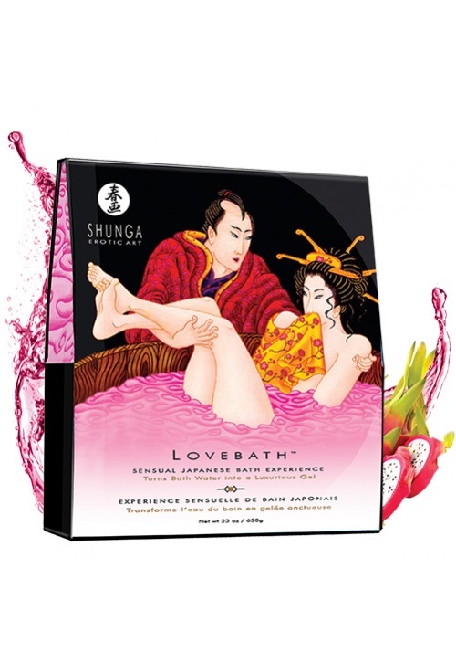 Japans erotisch bad met drakenvruchten