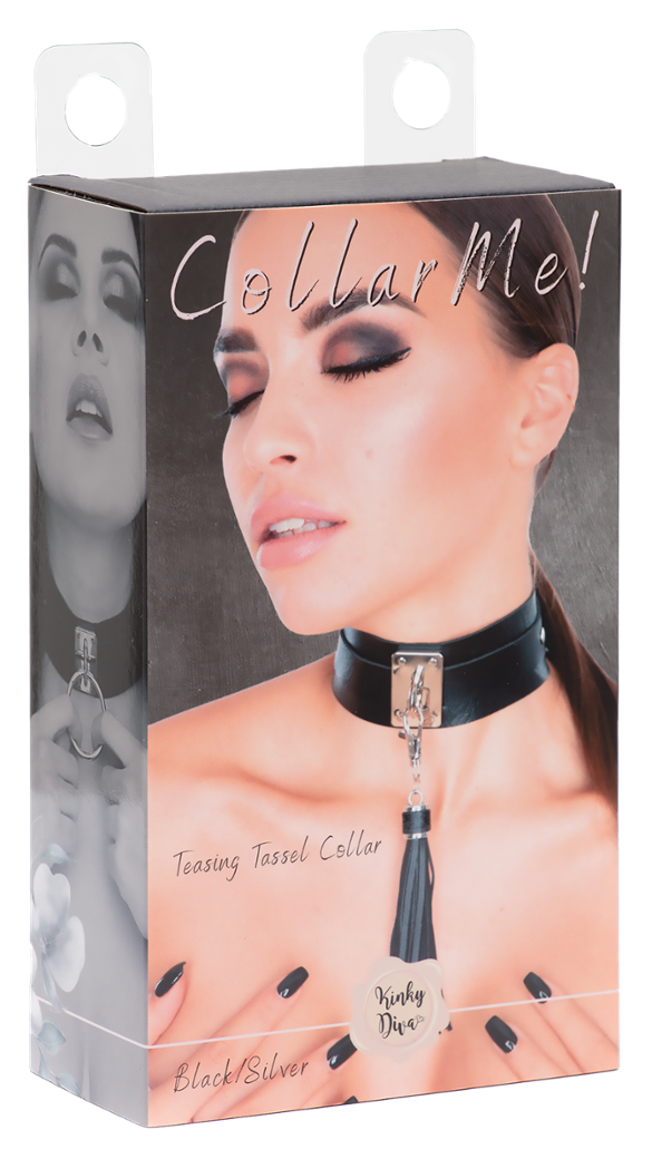 Sinnliche Halskette mit abnehmbarem Pompon - Subtiles Spiel & Eleganz