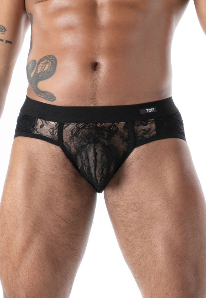 Heren veterslip met steekzakken