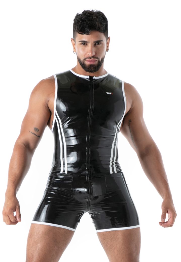 Το full zip latex body που εφαρμόζει σαν second skin